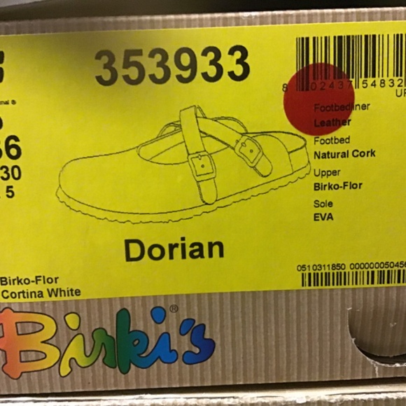 BIRKI'S BY BIRKENSTOCK CORTINA WHITE DORIAN 5N - Picture 8 of 8